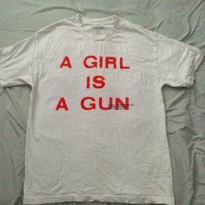 A Girl Is A Gun (Medium Shirt) by PLEASURES AUTHENTIC✅